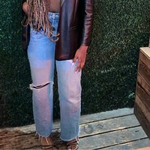 High waist zara jeans